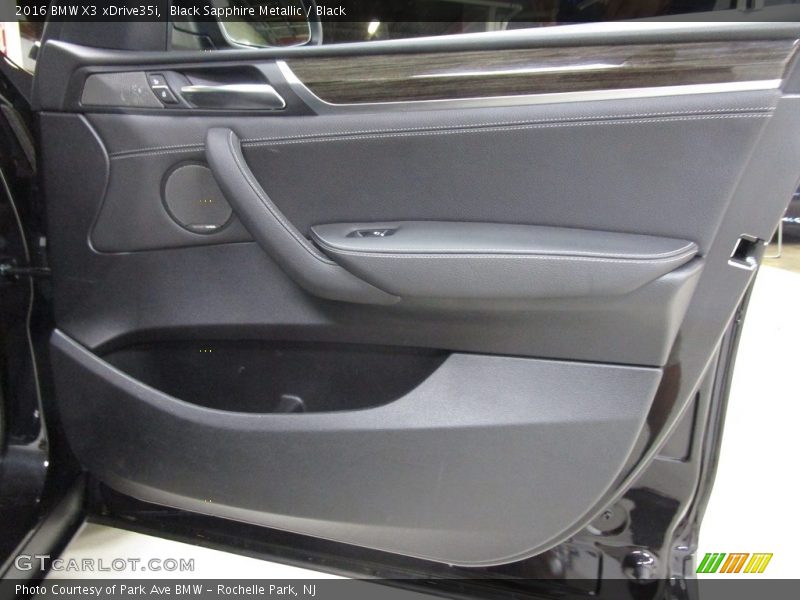 Black Sapphire Metallic / Black 2016 BMW X3 xDrive35i