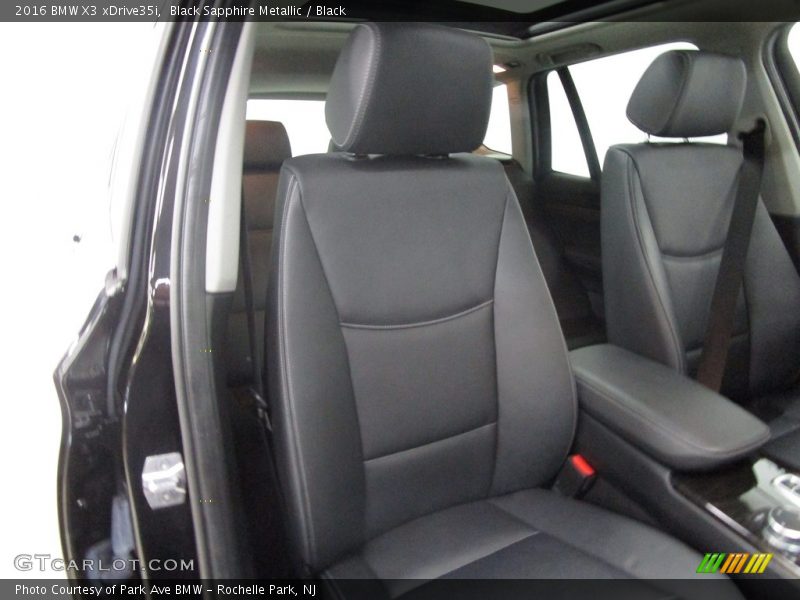 Black Sapphire Metallic / Black 2016 BMW X3 xDrive35i