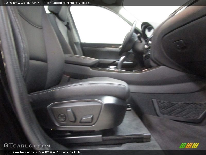Black Sapphire Metallic / Black 2016 BMW X3 xDrive35i