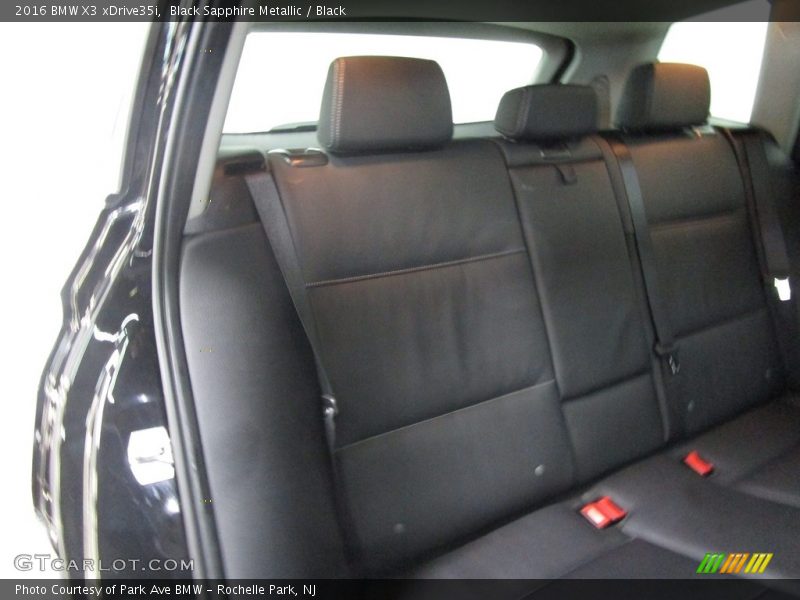 Black Sapphire Metallic / Black 2016 BMW X3 xDrive35i