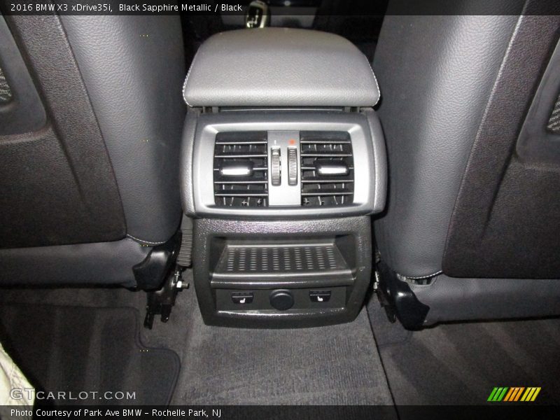 Black Sapphire Metallic / Black 2016 BMW X3 xDrive35i