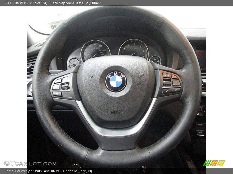 Black Sapphire Metallic / Black 2016 BMW X3 xDrive35i