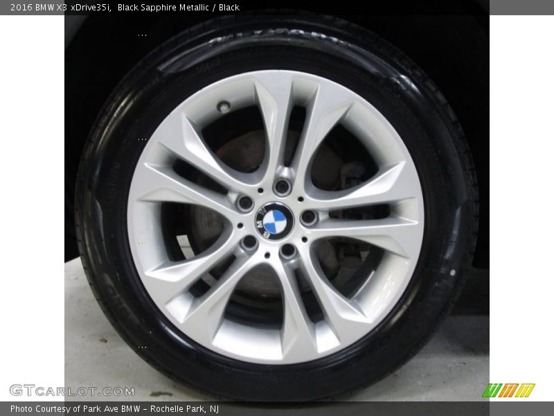 Black Sapphire Metallic / Black 2016 BMW X3 xDrive35i