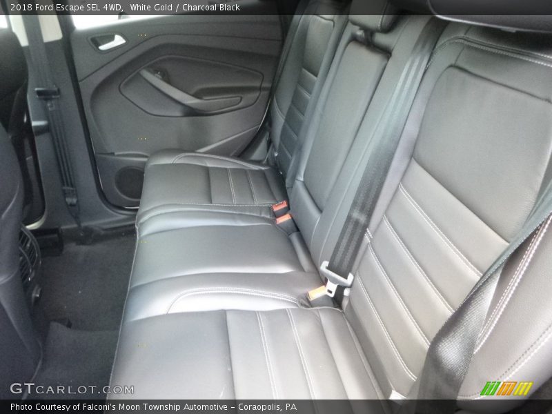 White Gold / Charcoal Black 2018 Ford Escape SEL 4WD