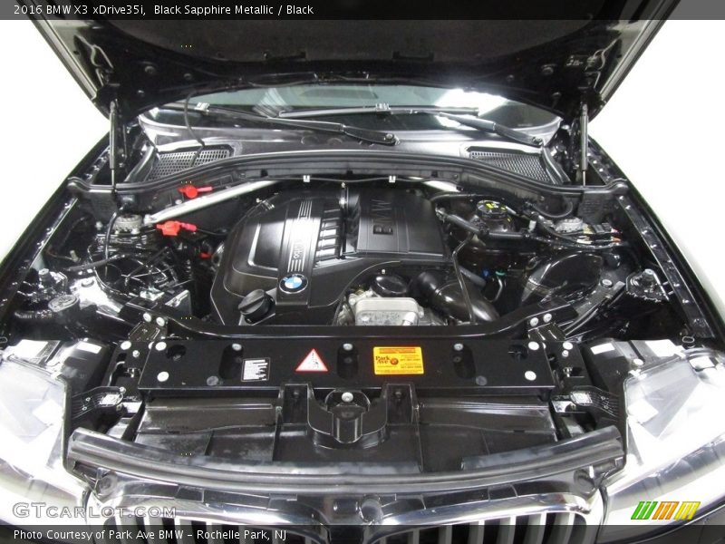 Black Sapphire Metallic / Black 2016 BMW X3 xDrive35i
