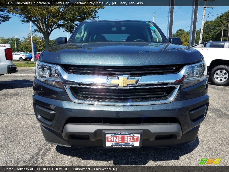 Shadow Gray Metallic / Jet Black/Dark Ash 2019 Chevrolet Colorado WT Crew Cab