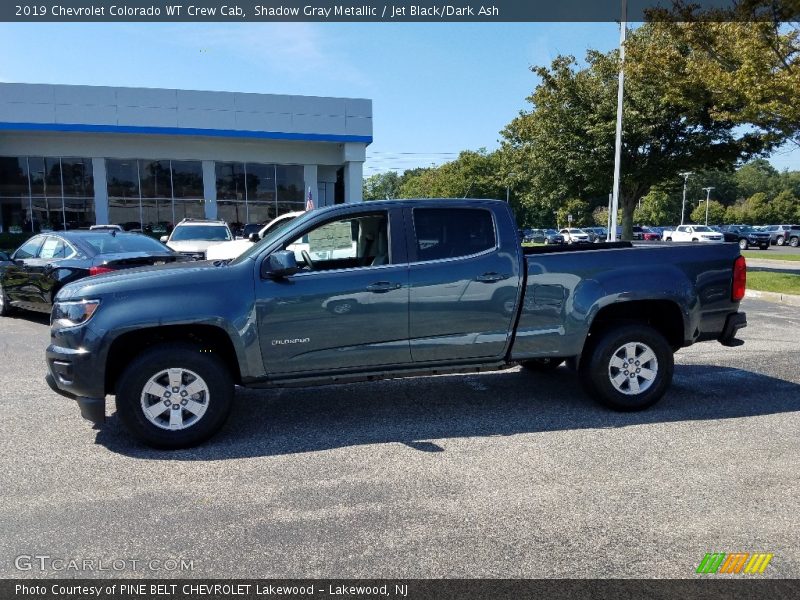 Shadow Gray Metallic / Jet Black/Dark Ash 2019 Chevrolet Colorado WT Crew Cab
