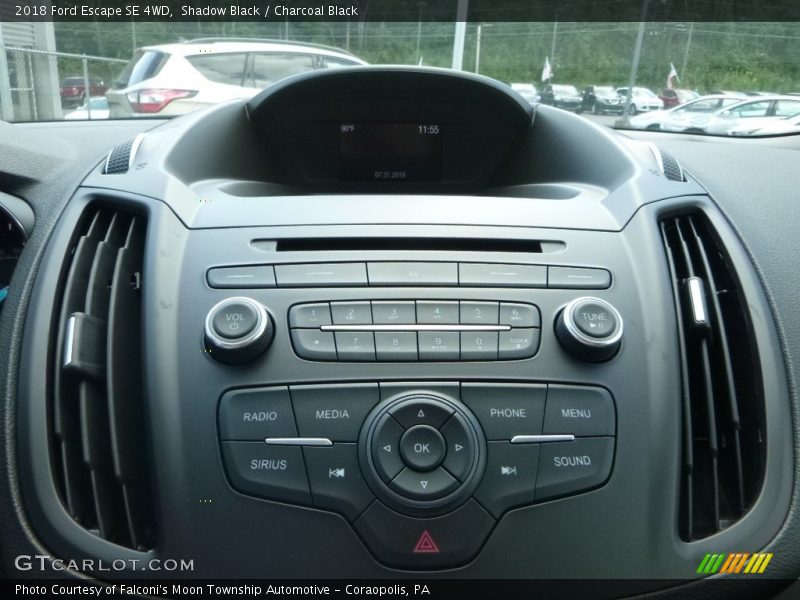 Shadow Black / Charcoal Black 2018 Ford Escape SE 4WD