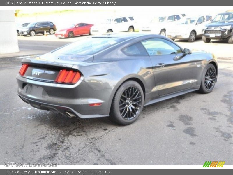 Avalanche Gray / Ebony 2017 Ford Mustang GT Premium Coupe