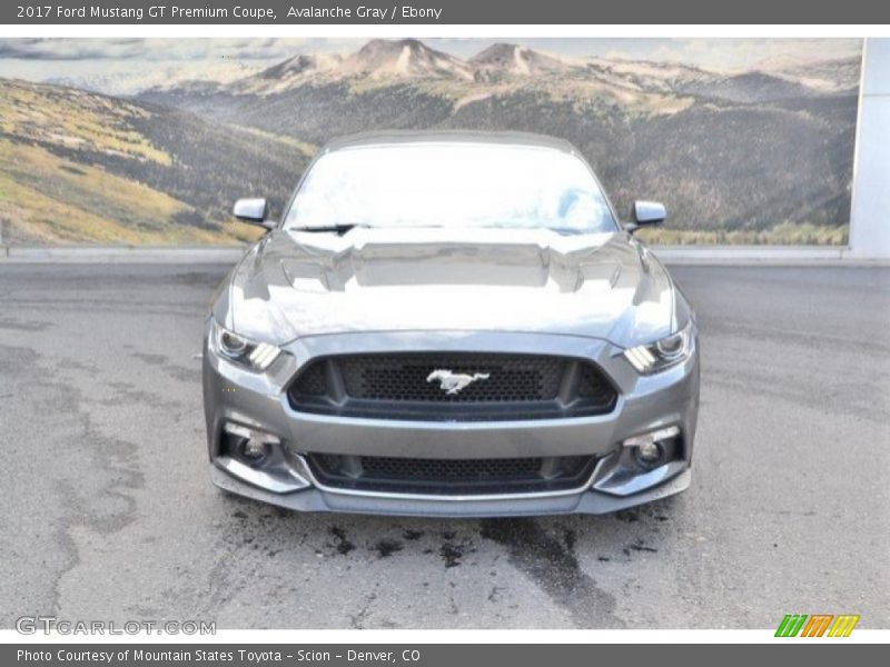 Avalanche Gray / Ebony 2017 Ford Mustang GT Premium Coupe