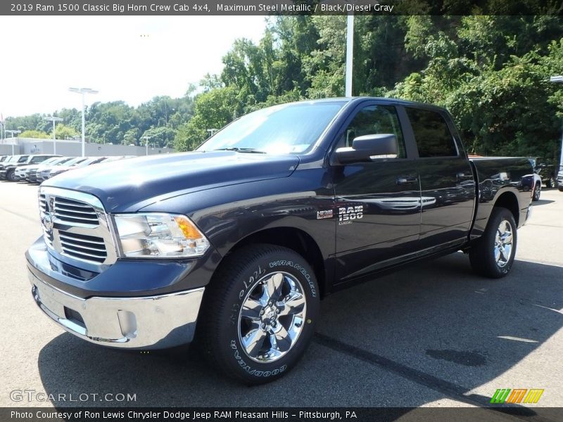 Maximum Steel Metallic / Black/Diesel Gray 2019 Ram 1500 Classic Big Horn Crew Cab 4x4