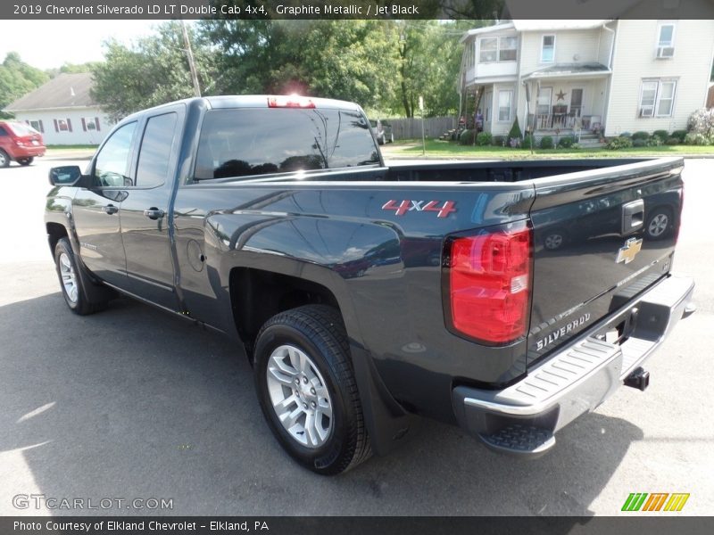 Graphite Metallic / Jet Black 2019 Chevrolet Silverado LD LT Double Cab 4x4