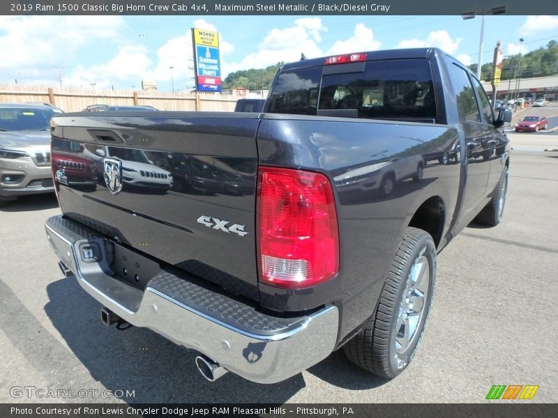 Maximum Steel Metallic / Black/Diesel Gray 2019 Ram 1500 Classic Big Horn Crew Cab 4x4