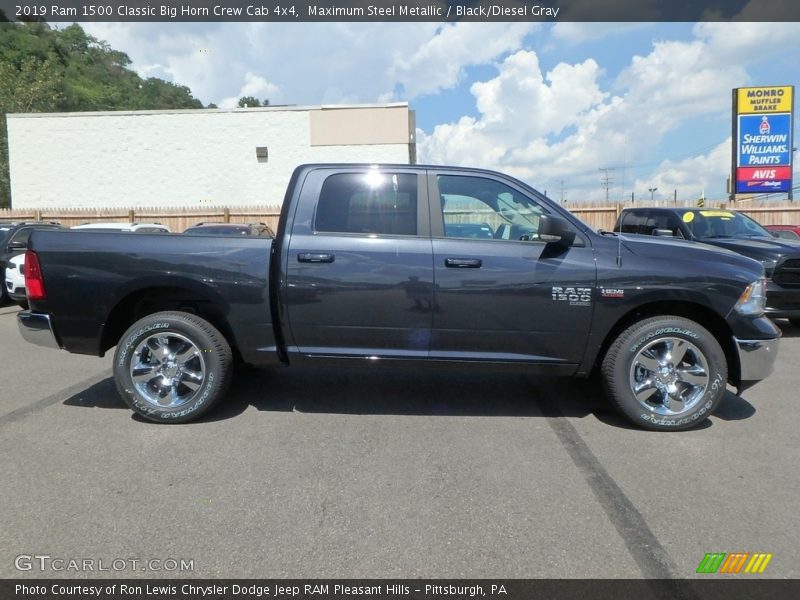 Maximum Steel Metallic / Black/Diesel Gray 2019 Ram 1500 Classic Big Horn Crew Cab 4x4