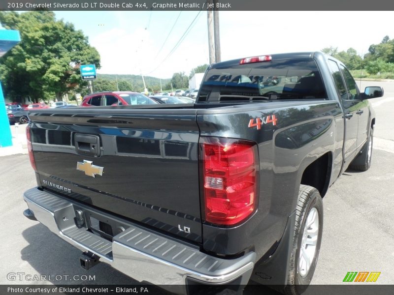 Graphite Metallic / Jet Black 2019 Chevrolet Silverado LD LT Double Cab 4x4