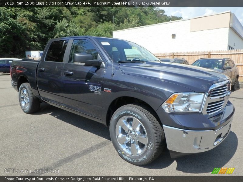 Maximum Steel Metallic / Black/Diesel Gray 2019 Ram 1500 Classic Big Horn Crew Cab 4x4
