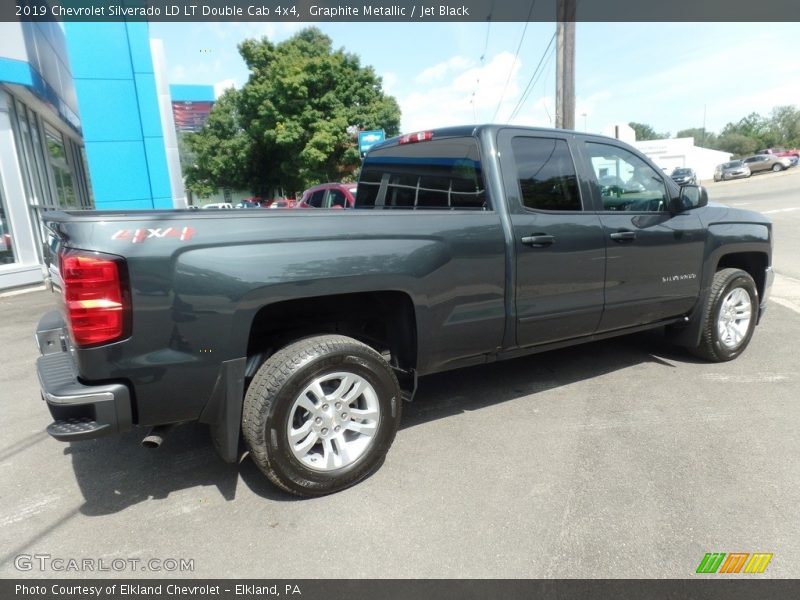Graphite Metallic / Jet Black 2019 Chevrolet Silverado LD LT Double Cab 4x4