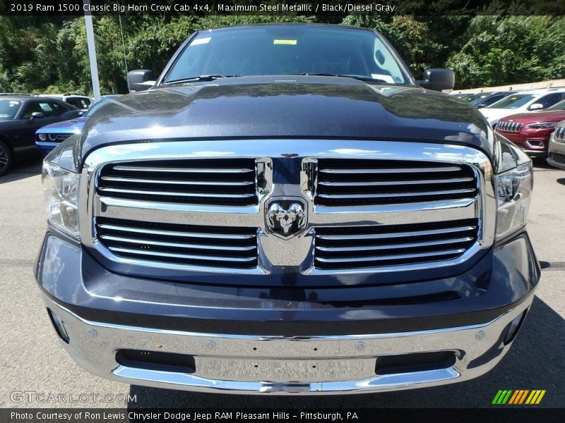 Maximum Steel Metallic / Black/Diesel Gray 2019 Ram 1500 Classic Big Horn Crew Cab 4x4