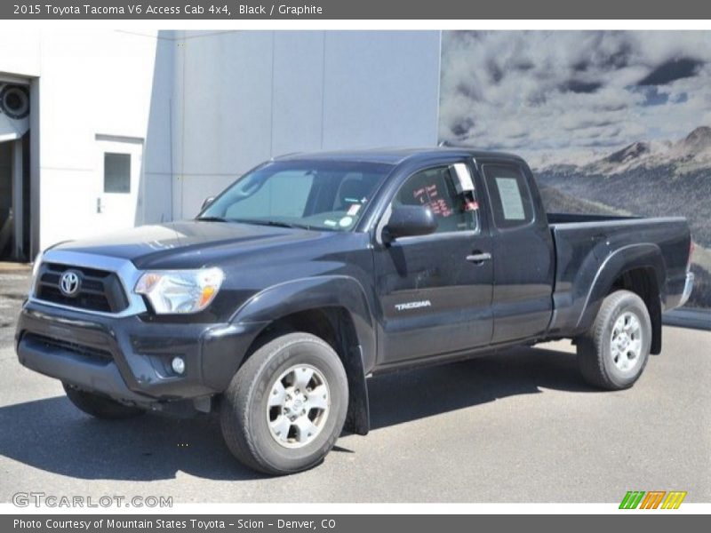 Black / Graphite 2015 Toyota Tacoma V6 Access Cab 4x4