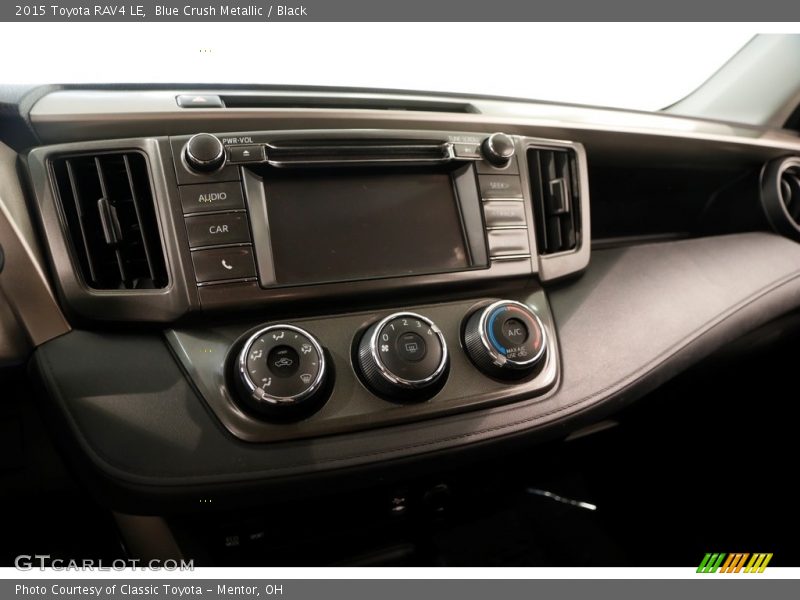 Blue Crush Metallic / Black 2015 Toyota RAV4 LE