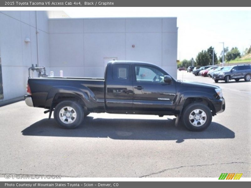 Black / Graphite 2015 Toyota Tacoma V6 Access Cab 4x4