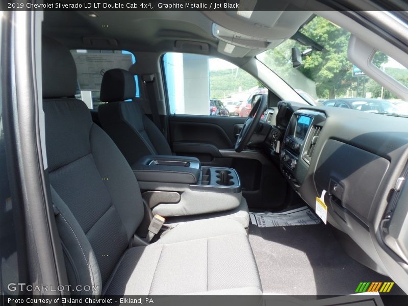 Graphite Metallic / Jet Black 2019 Chevrolet Silverado LD LT Double Cab 4x4