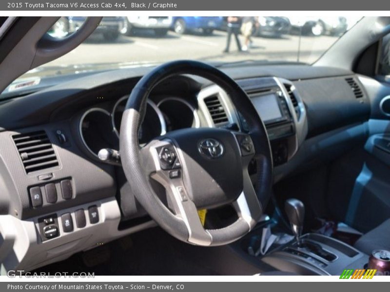 Black / Graphite 2015 Toyota Tacoma V6 Access Cab 4x4