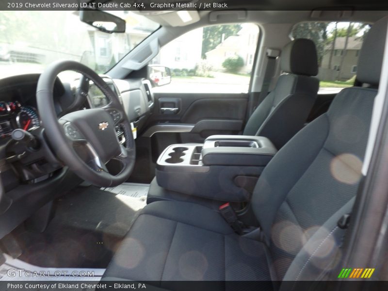 Graphite Metallic / Jet Black 2019 Chevrolet Silverado LD LT Double Cab 4x4