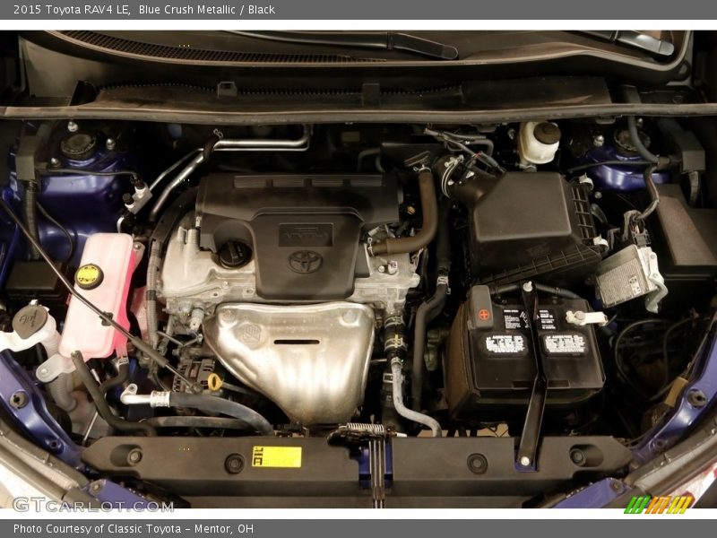 Blue Crush Metallic / Black 2015 Toyota RAV4 LE