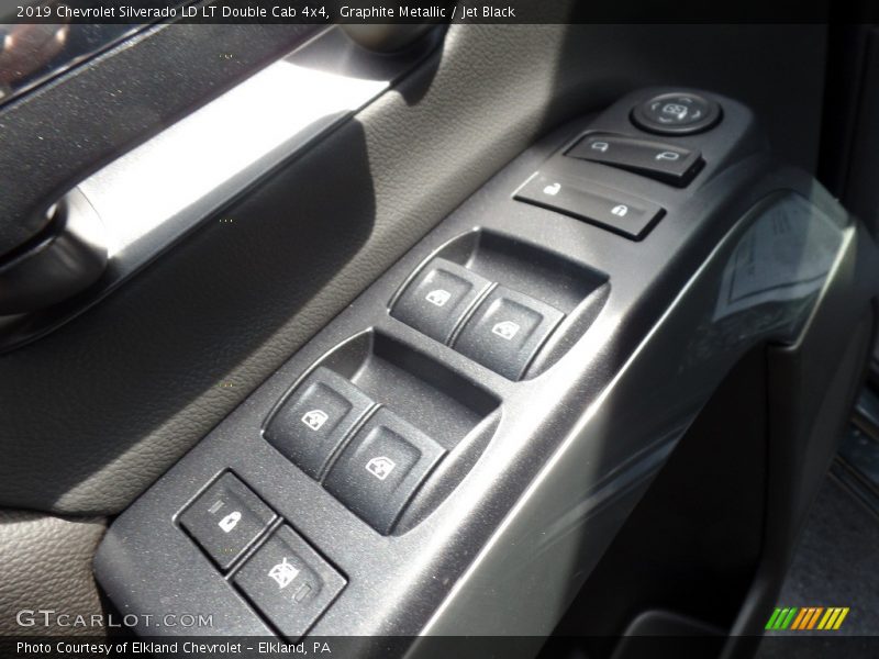 Graphite Metallic / Jet Black 2019 Chevrolet Silverado LD LT Double Cab 4x4