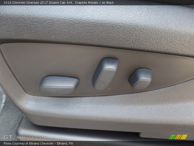 Graphite Metallic / Jet Black 2019 Chevrolet Silverado LD LT Double Cab 4x4