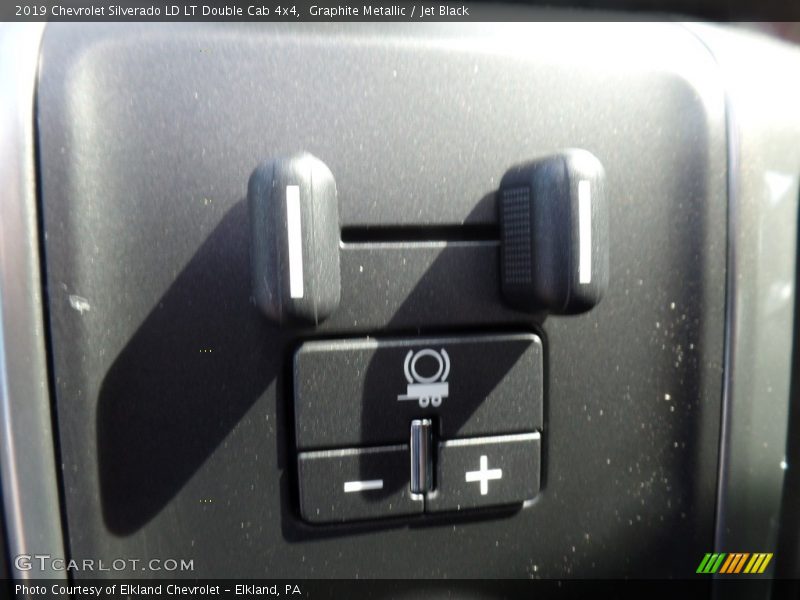 Graphite Metallic / Jet Black 2019 Chevrolet Silverado LD LT Double Cab 4x4