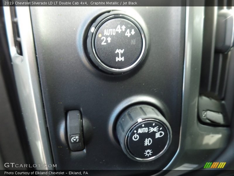 Graphite Metallic / Jet Black 2019 Chevrolet Silverado LD LT Double Cab 4x4