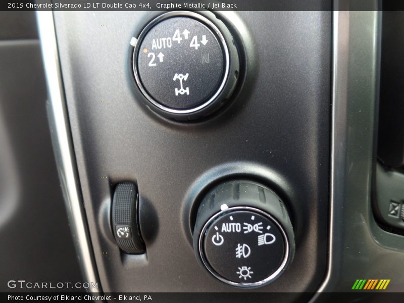 Graphite Metallic / Jet Black 2019 Chevrolet Silverado LD LT Double Cab 4x4