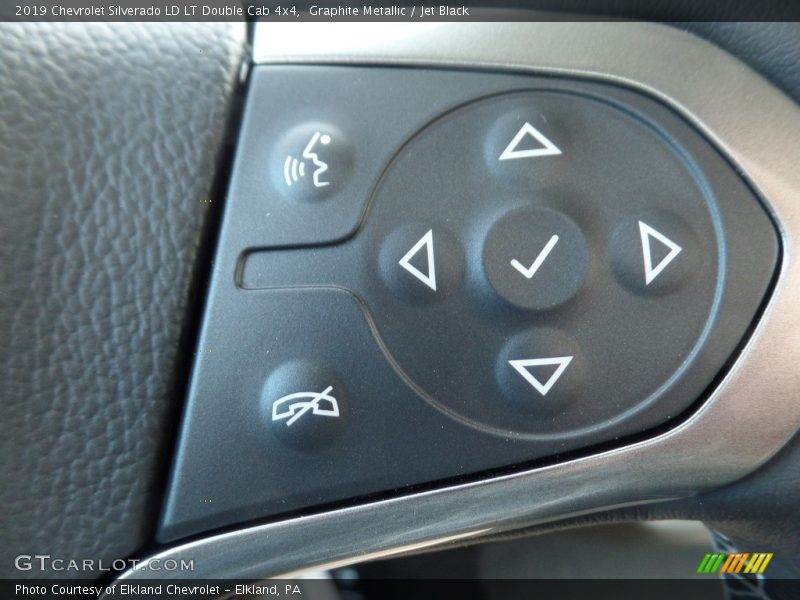 Graphite Metallic / Jet Black 2019 Chevrolet Silverado LD LT Double Cab 4x4