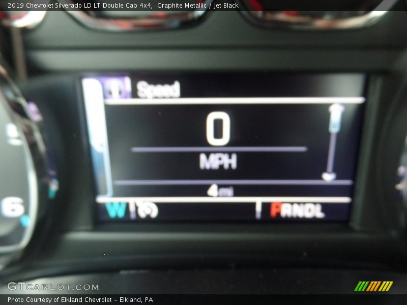 Graphite Metallic / Jet Black 2019 Chevrolet Silverado LD LT Double Cab 4x4