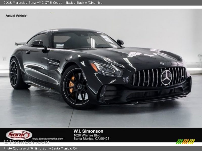 Black / Black w/Dinamica 2018 Mercedes-Benz AMG GT R Coupe
