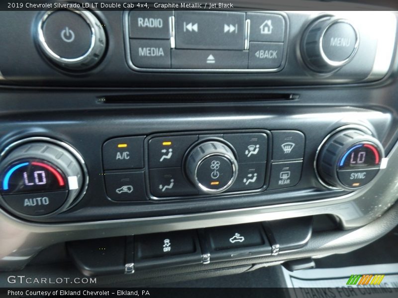 Graphite Metallic / Jet Black 2019 Chevrolet Silverado LD LT Double Cab 4x4