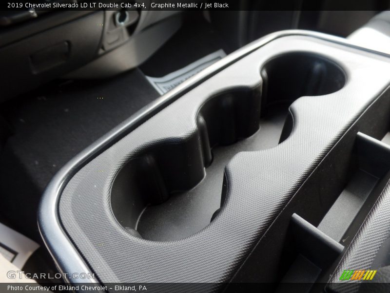 Graphite Metallic / Jet Black 2019 Chevrolet Silverado LD LT Double Cab 4x4