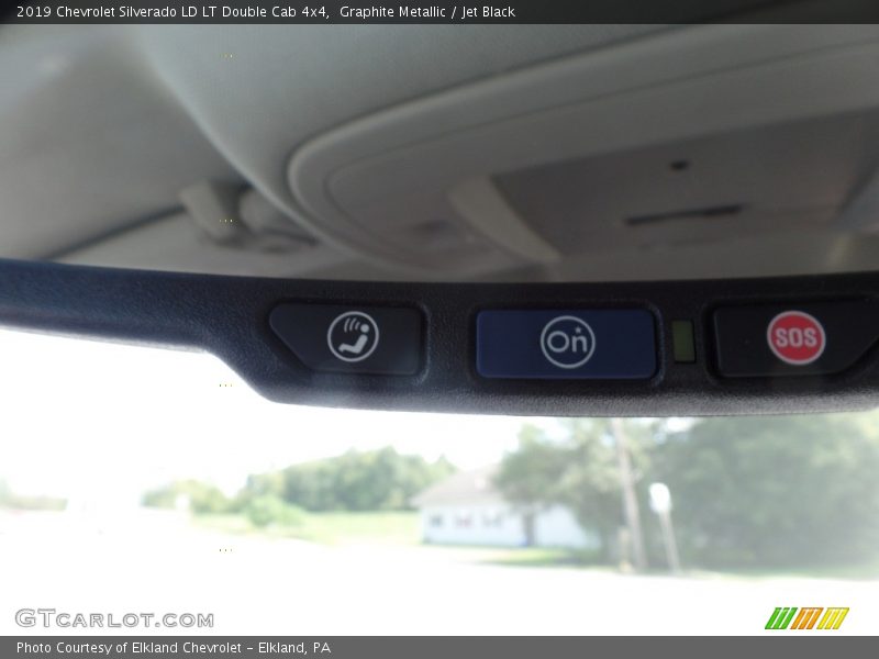 Graphite Metallic / Jet Black 2019 Chevrolet Silverado LD LT Double Cab 4x4