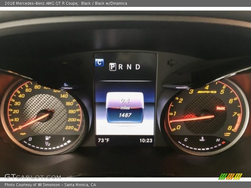  2018 AMG GT R Coupe R Coupe Gauges
