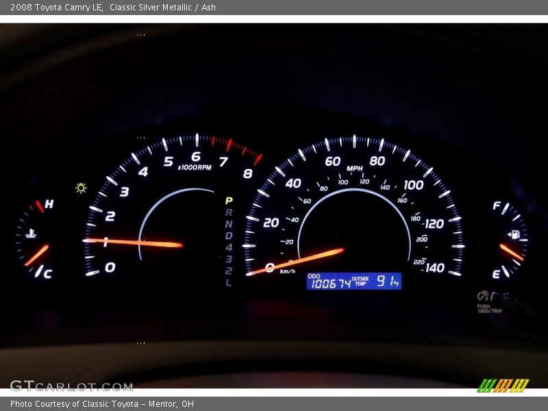 Classic Silver Metallic / Ash 2008 Toyota Camry LE