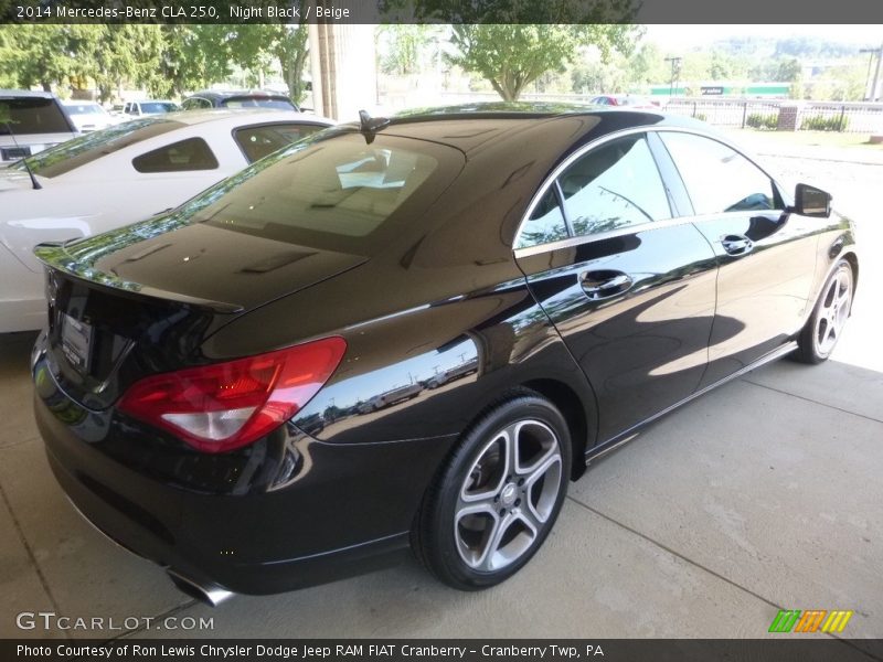 Night Black / Beige 2014 Mercedes-Benz CLA 250