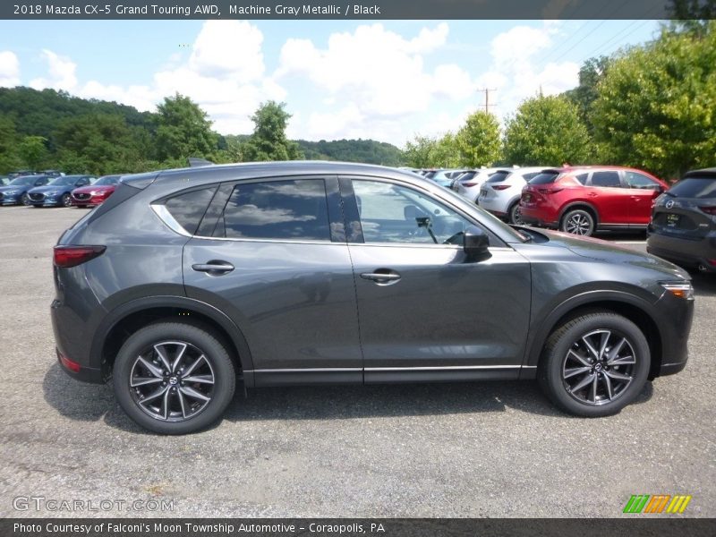 Machine Gray Metallic / Black 2018 Mazda CX-5 Grand Touring AWD