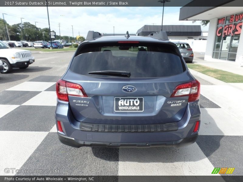 Twilight Blue Metallic / Slate Black 2017 Subaru Outback 2.5i Limited
