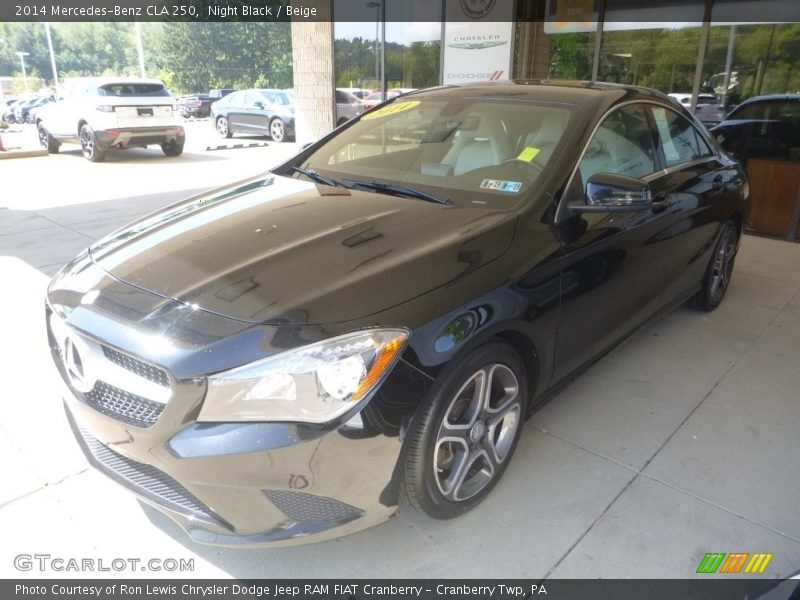 Night Black / Beige 2014 Mercedes-Benz CLA 250