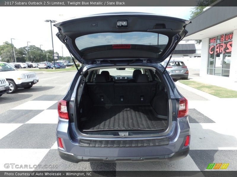 Twilight Blue Metallic / Slate Black 2017 Subaru Outback 2.5i Limited