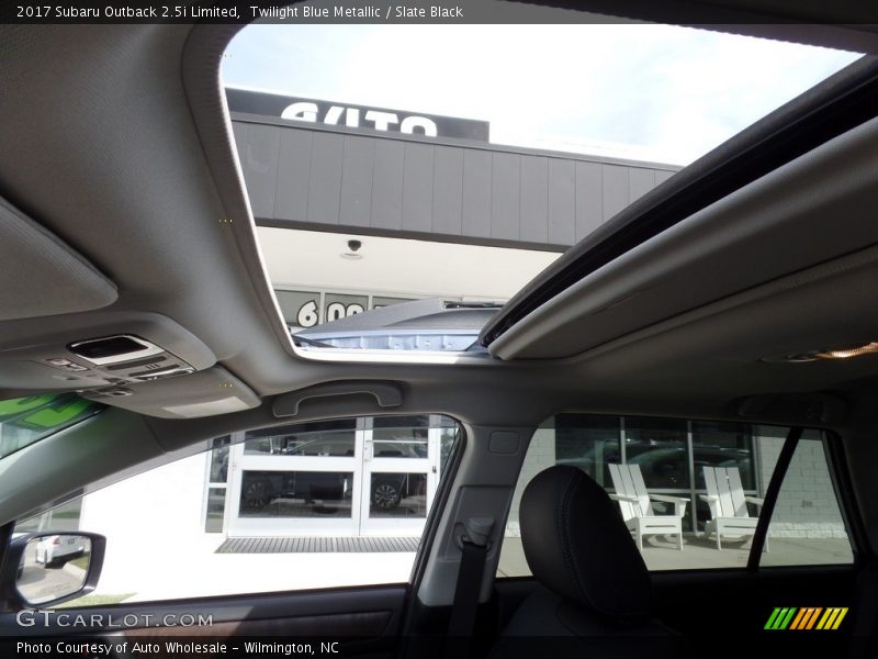 Twilight Blue Metallic / Slate Black 2017 Subaru Outback 2.5i Limited