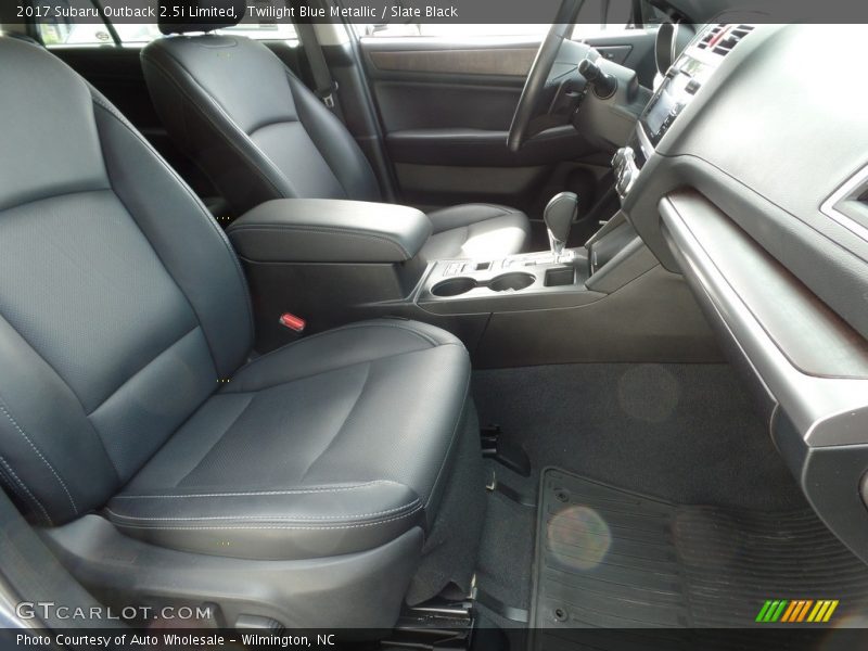 Twilight Blue Metallic / Slate Black 2017 Subaru Outback 2.5i Limited