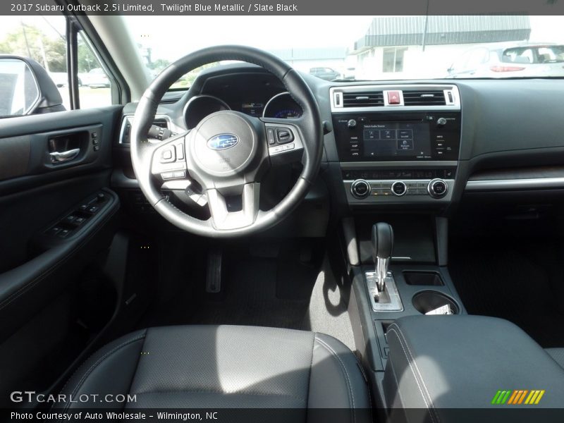 Twilight Blue Metallic / Slate Black 2017 Subaru Outback 2.5i Limited
